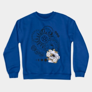 The Skull and the Moon, Sacred Geometry Festival Crewneck Sweatshirt